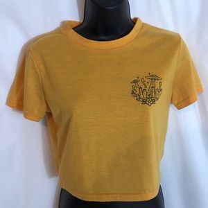 Yellow Crop Top